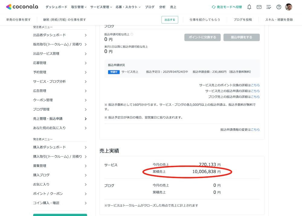 【裏側公開】副業から本業に！ 売上総額2,000万円達成記念！ ココナラのコツと疑問まとめ