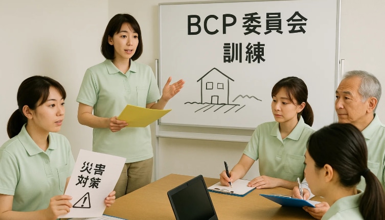 訪問介護事業所向けBCP委員会・訓練 記録サンプル集【各１回分】