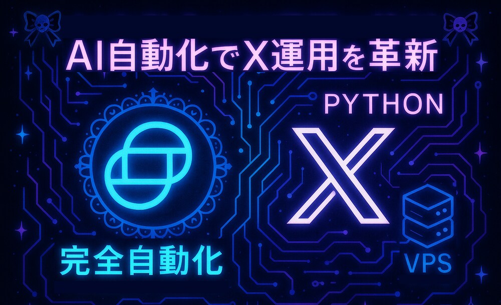 【コピペだけでOK】X投稿を完全自動化！～あなただけの自動投稿システム構築ガイド～