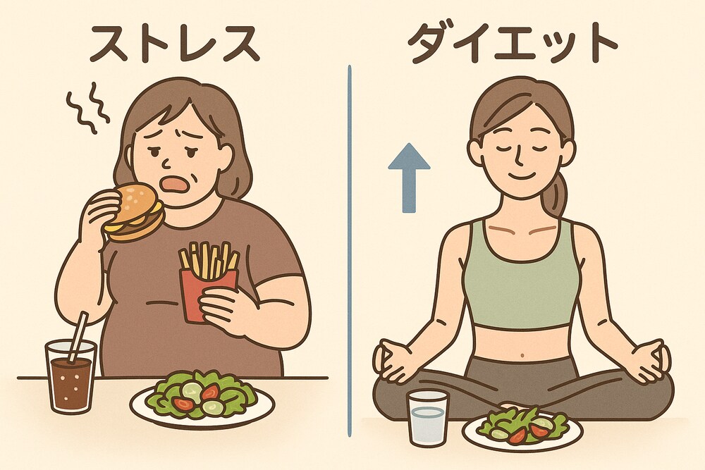 ”ストレス”はダイエットに必要です！！