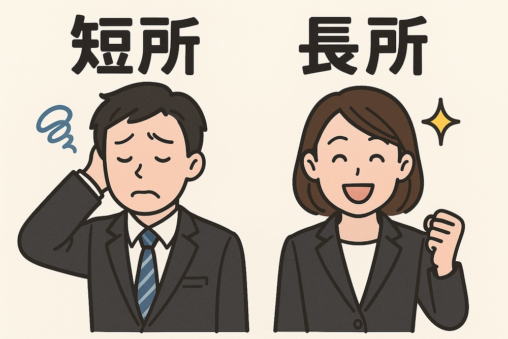 面接で使える長所・短所
