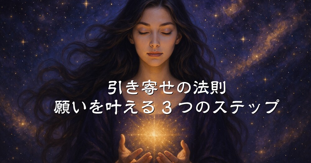 引き寄せの法則：願いを叶える3つのステップ