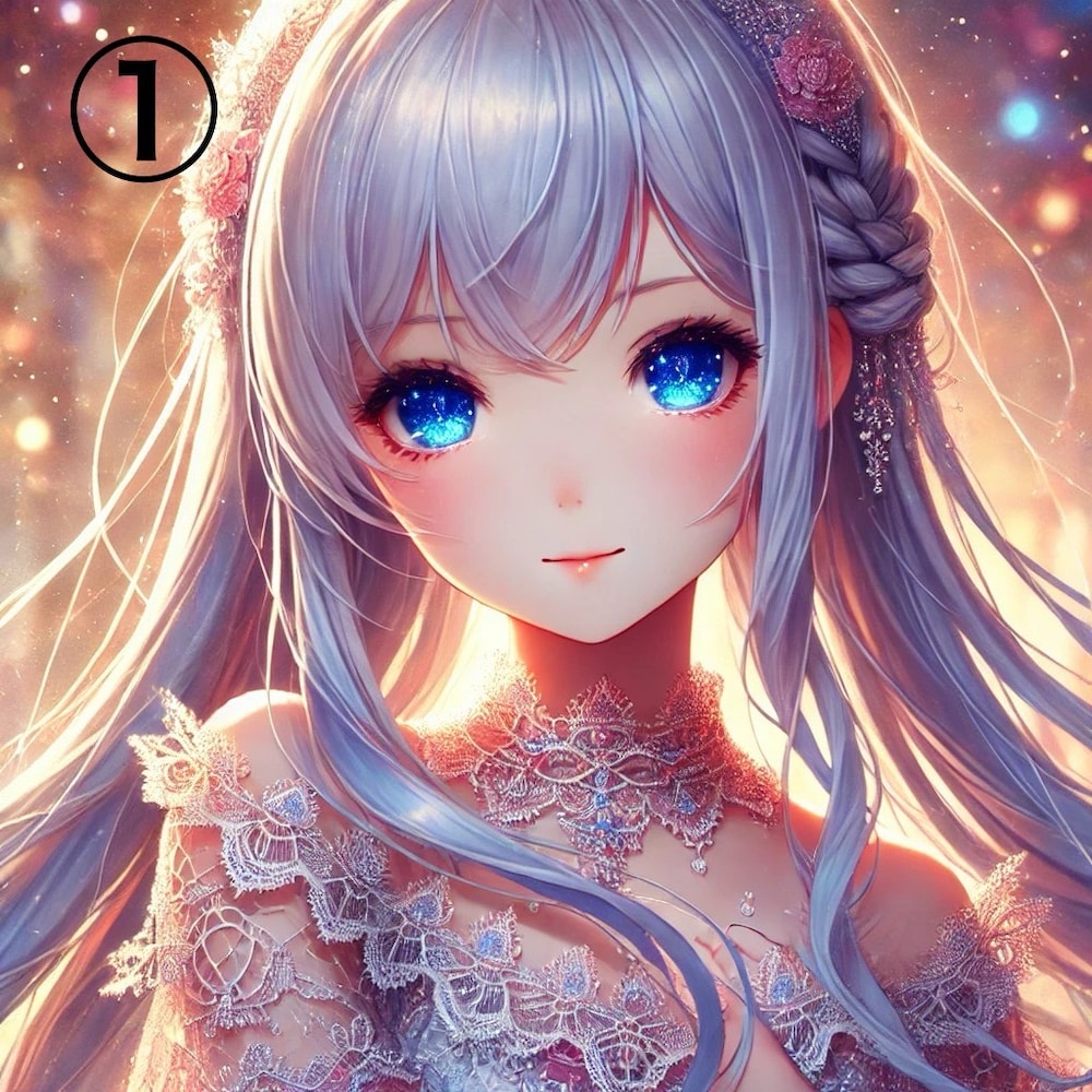 幻想的なAI美少女のイラストプロンプトサービス内容