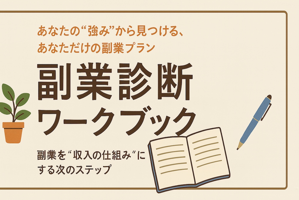 まだ副業で消耗してるの？あなたの“強み”から始める 副業診断ワークブック