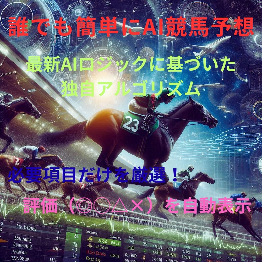 競馬の勝率を自動生成！最新AIが導く競馬予想の設計自動計算ツールを紹介