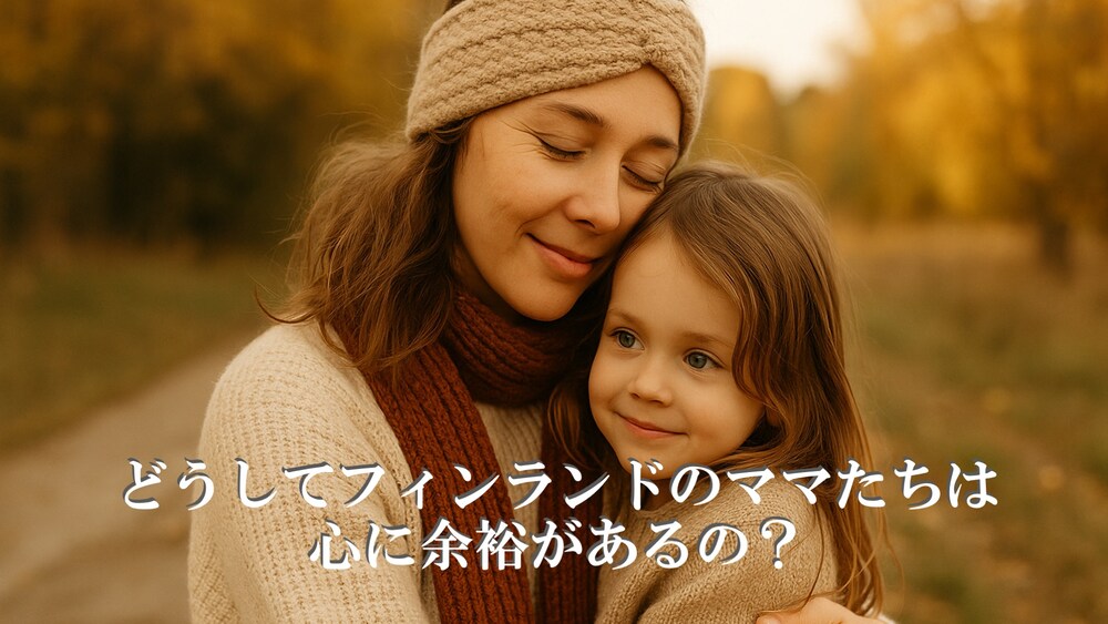 どうしてフィンランドのママたちは、心に余裕があるの？