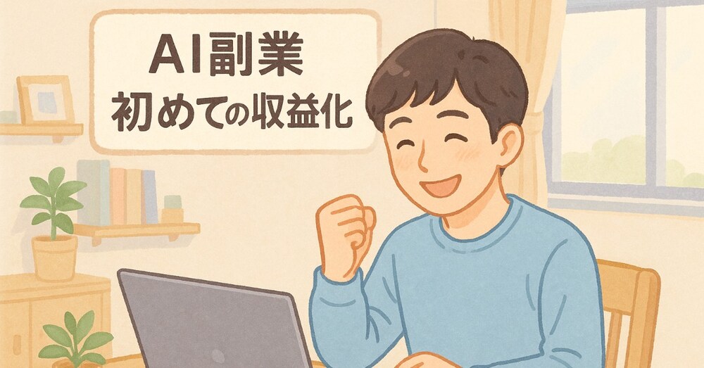 【初心者でも稼げた！】AI副業でココナラ初収益500円の全記録