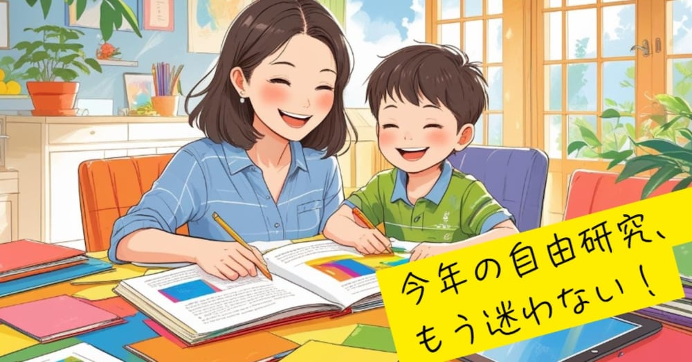 夏休みの自由研究あなたの代わりに考えます！【ChatGPTに入れるだけ】
