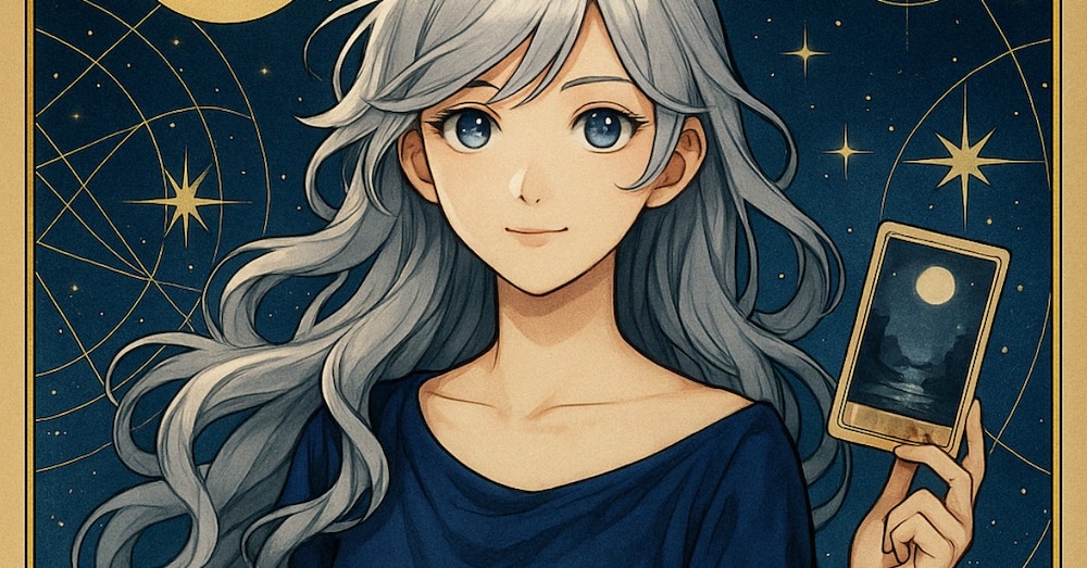 🌒 夢と無意識の航路｜“月”が照らす、曖昧な感覚との対話｜大アルカナ召喚リーディング