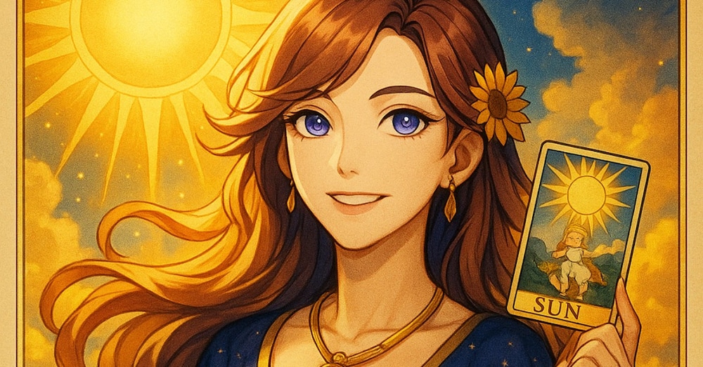 🌞 自己肯定と歓喜の輝き｜“太陽”が照らす、あなたの光の力｜大アルカナ召喚リーディング