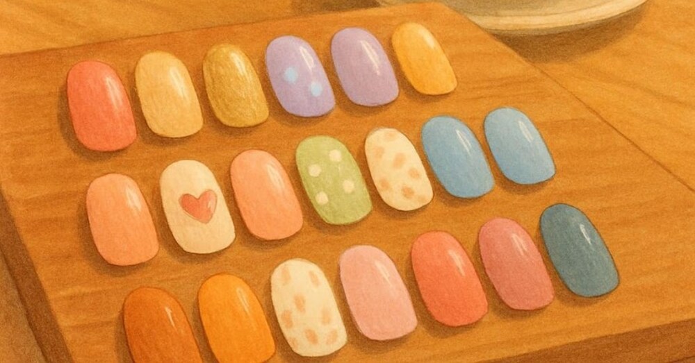 ジェルネイルチップの作りかた