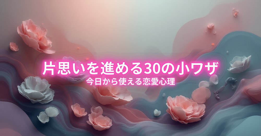 片思いを進展させる“微差アクション”30選