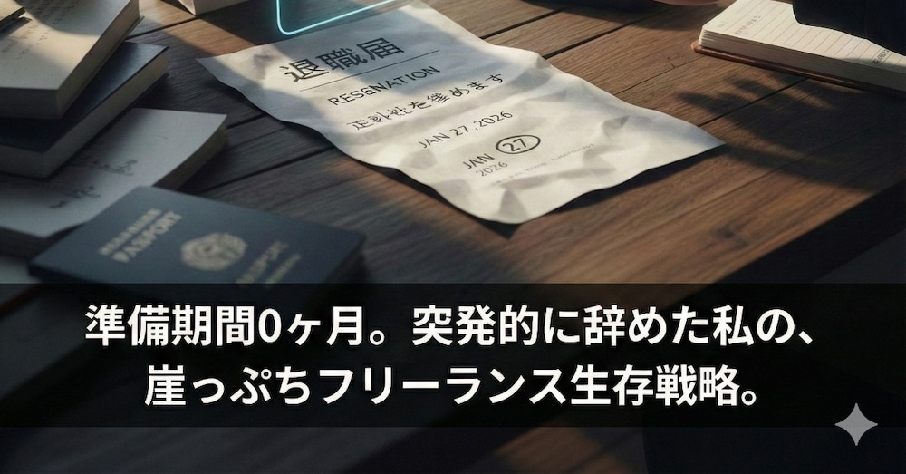 正社員からフリーランス転向：2ヶ月→初収入！