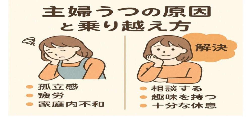 主婦うつの原因と乗り越えるための新しいアプローチ