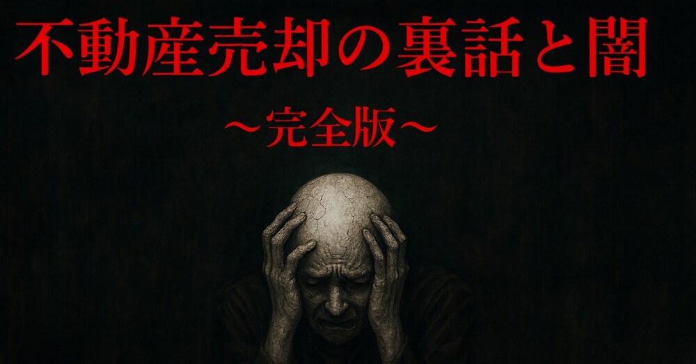 【不動産売却の裏話と闇】