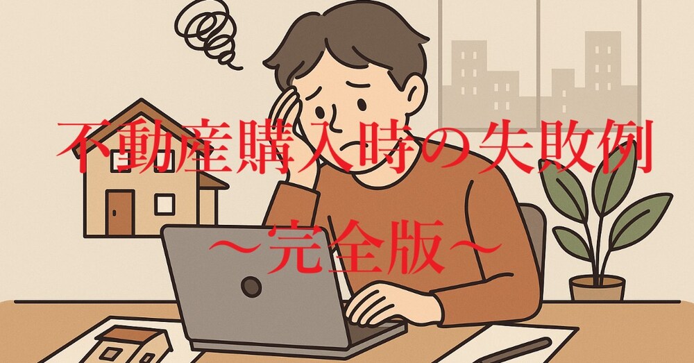 不動産購入時の失敗例　～完全版～