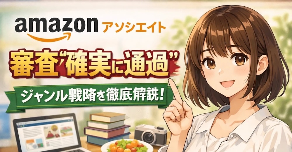 Amazonアソシエイトの審査を“確実に通過”させるジャンル戦略を徹底解説