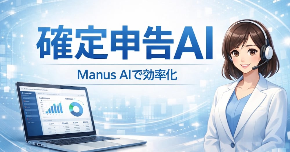【最新】AIで確定申告効率化！個人事業主のためのManus AI活用術とプロンプト解説