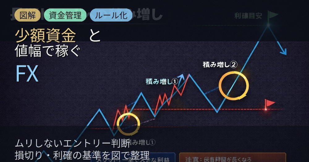 少額資金で値幅で稼ぐFX