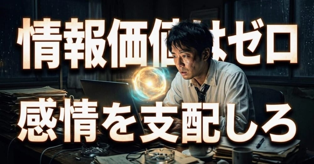 【保存版】「綺麗な文章」はもう読まれない。AI時代に読者の心を鷲掴みにする『感情ハック文章術』