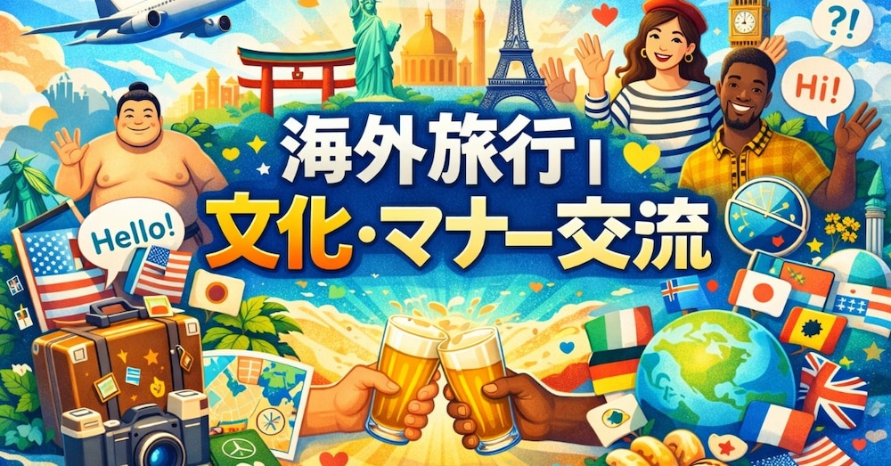 【海外旅行】1-4 文化・マナー・コミュニケーション｜初心者が失敗しない旅の作り方