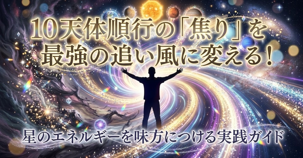 10天体順行の「焦り」を最強の追い風に変える！星のエネルギーを味方につける実践ガイド