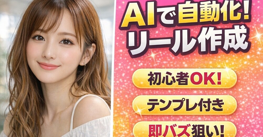 【インスタ自動化】台本貼るだけでリール縦型画像を一括生成！AI×無料ツールで運用効率化