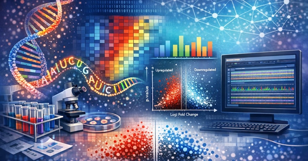 【2026年版】RNA-seq 2次解析 完全ガイド：発現変動遺伝子解析から機能解析まで