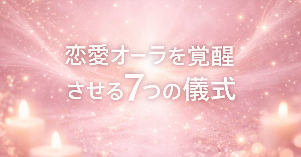 【復縁のおまじない決定版】彼の心をもう一度引き寄せる7つの儀式