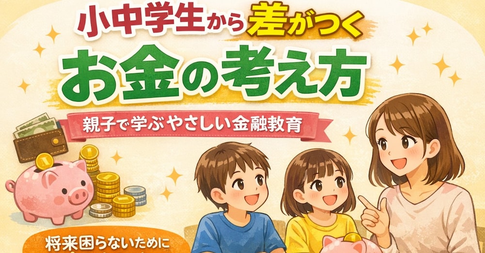 小中学生×お金はおっかねえ