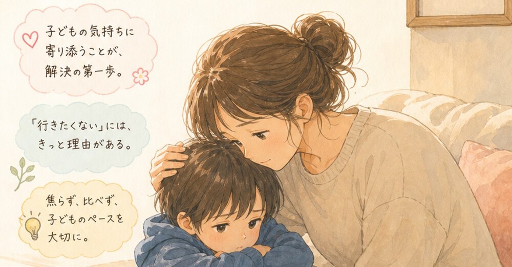 登校しぶりが始まったとき親が最初に知っておきたいこと