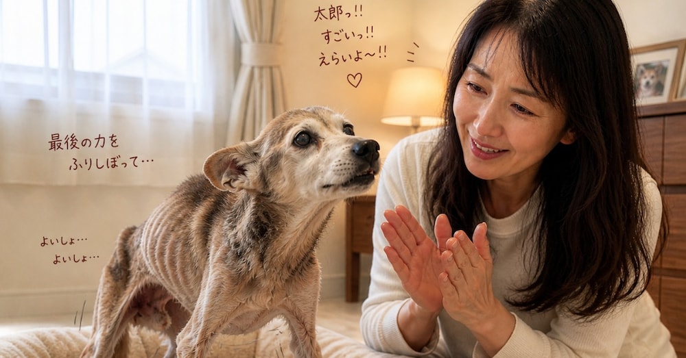 保護犬太郎の22年間の犬生と看取り