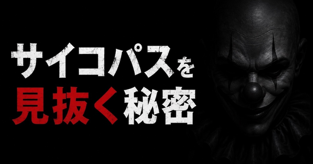 サイコパスを見抜く方法✴︎すぐに使える方法からじっくりと見抜く方法まで