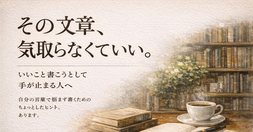 「自分の言葉で書きたい人へ!カッコつけないで思いのままに書く文章術」