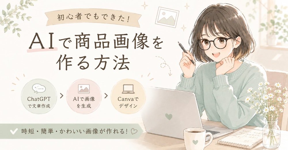 初心者でもできた！AIで商品画像を作る方法を紹介します