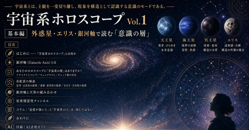 宇宙人系ホロスコープVol.1 基本編 
