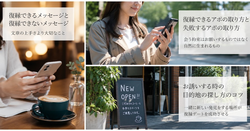 復縁できるメッセージと復縁できないメッセージ