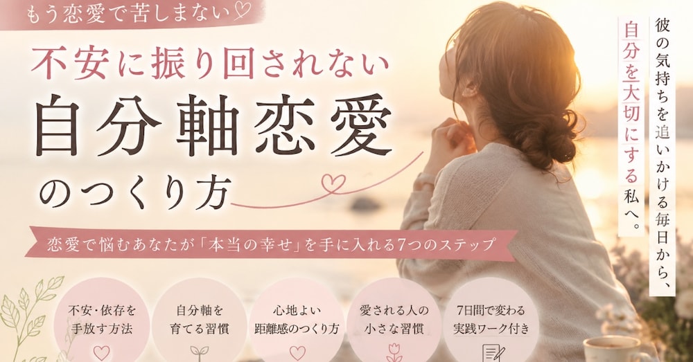     恋愛依存を卒業｜返信待ちの不安が軽くなる実践ガイド」