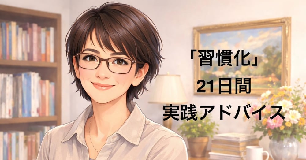 「習慣化」21日間実践アドバイス～思い立ったら、すぐにスタートできます～