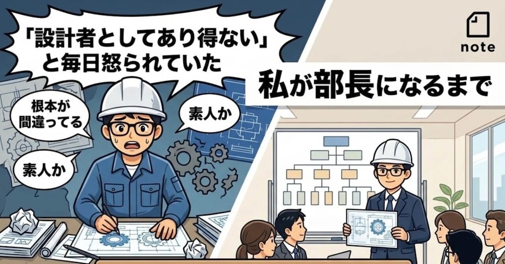 新人時代は落ちこぼれだった私が設計部長になるまでに学んだ10の考え方