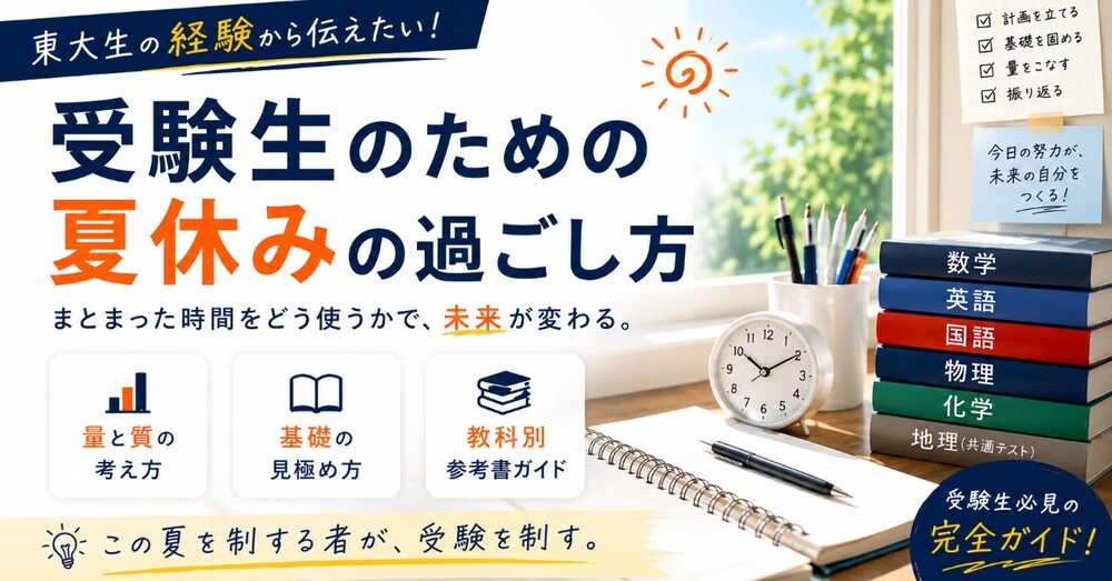 受験生夏休みの過ごし方