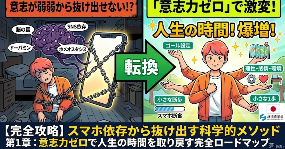 【やってみないとダメ】意志力ゼロで人生の時間を取り戻す完全ロードマップ