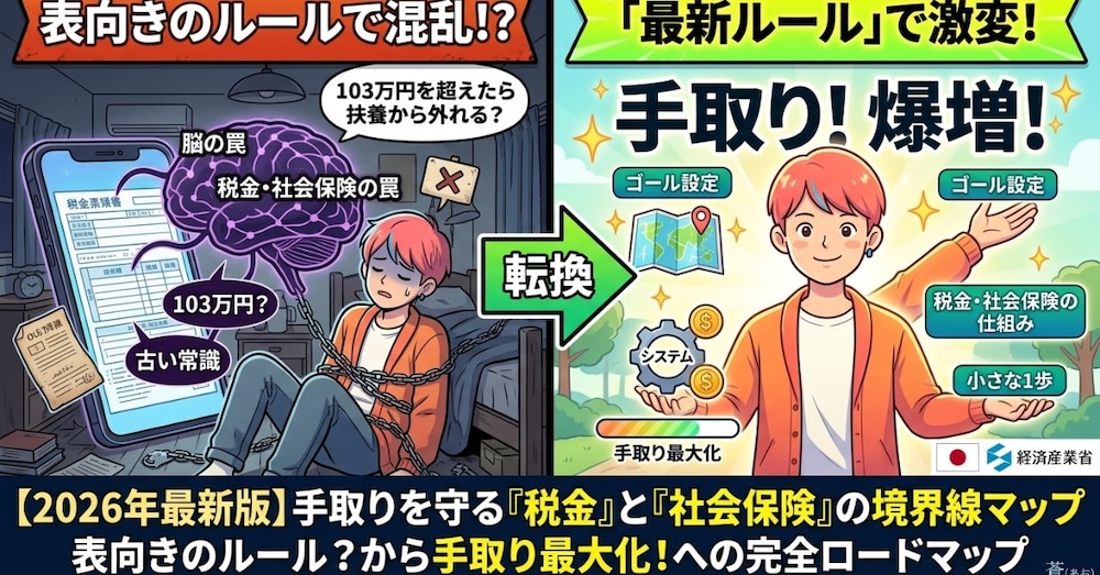【色々調べなくていい】【年収の壁関連の全てがここに】2026年最新版