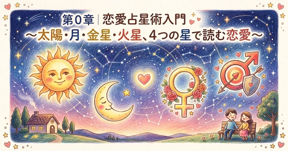 第０章　恋愛占星術入門〜太陽・月・金星・火星、4つの星で読む恋愛〜