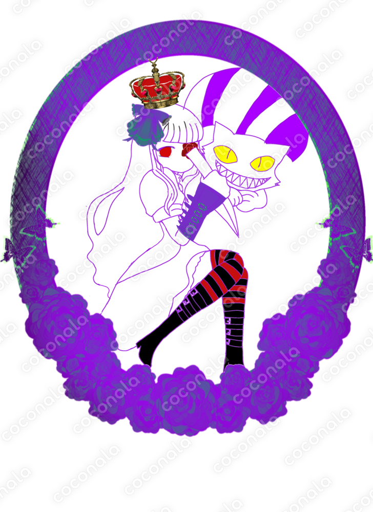 ダークゴシックアリスなイラスト素材