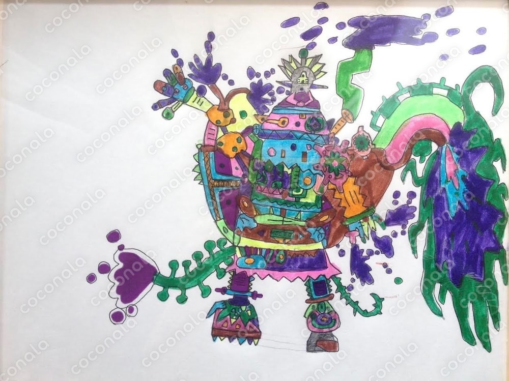 ゴミを吸うロボットです。