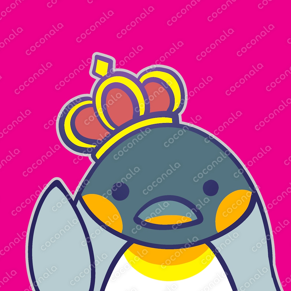 イラスト（オウサマペンギン）