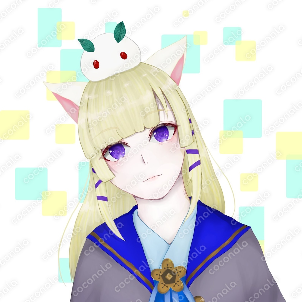 アイコンに使えるバストアップイラスト
