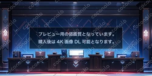 近未来のフロントイラスト／ゲーム背景や挿絵など