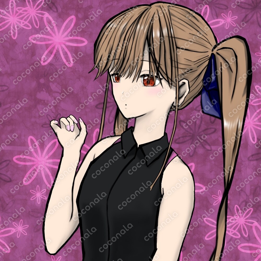 ＳＮＳ用《商用利用可能》女の子イラストアイコン